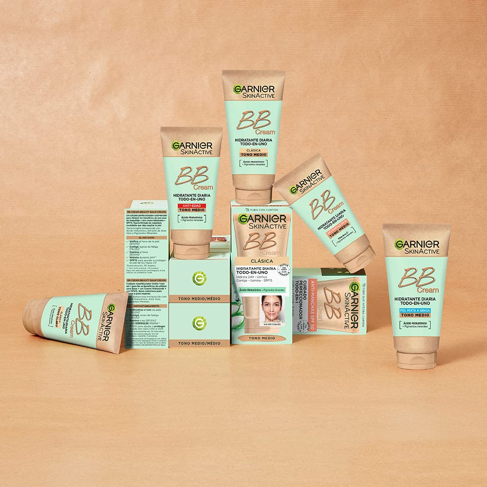 GARNIER Skin Active - BB Cream, Tom claro - 50 ml