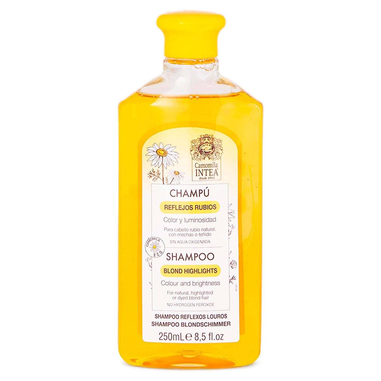 Camomila Intea - Shampoo Profissional para Cabelos - Mechas Douradas - 250 ml