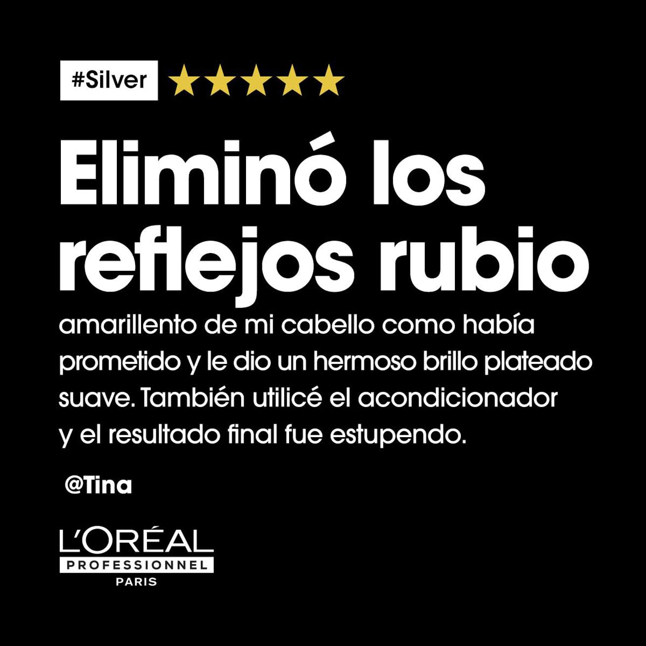 L’Oréal Professionnel Shampoo Neutralizante para cabelos grisalhos, brancos ou loiros claros, Prata, SÉRIE EXPERT