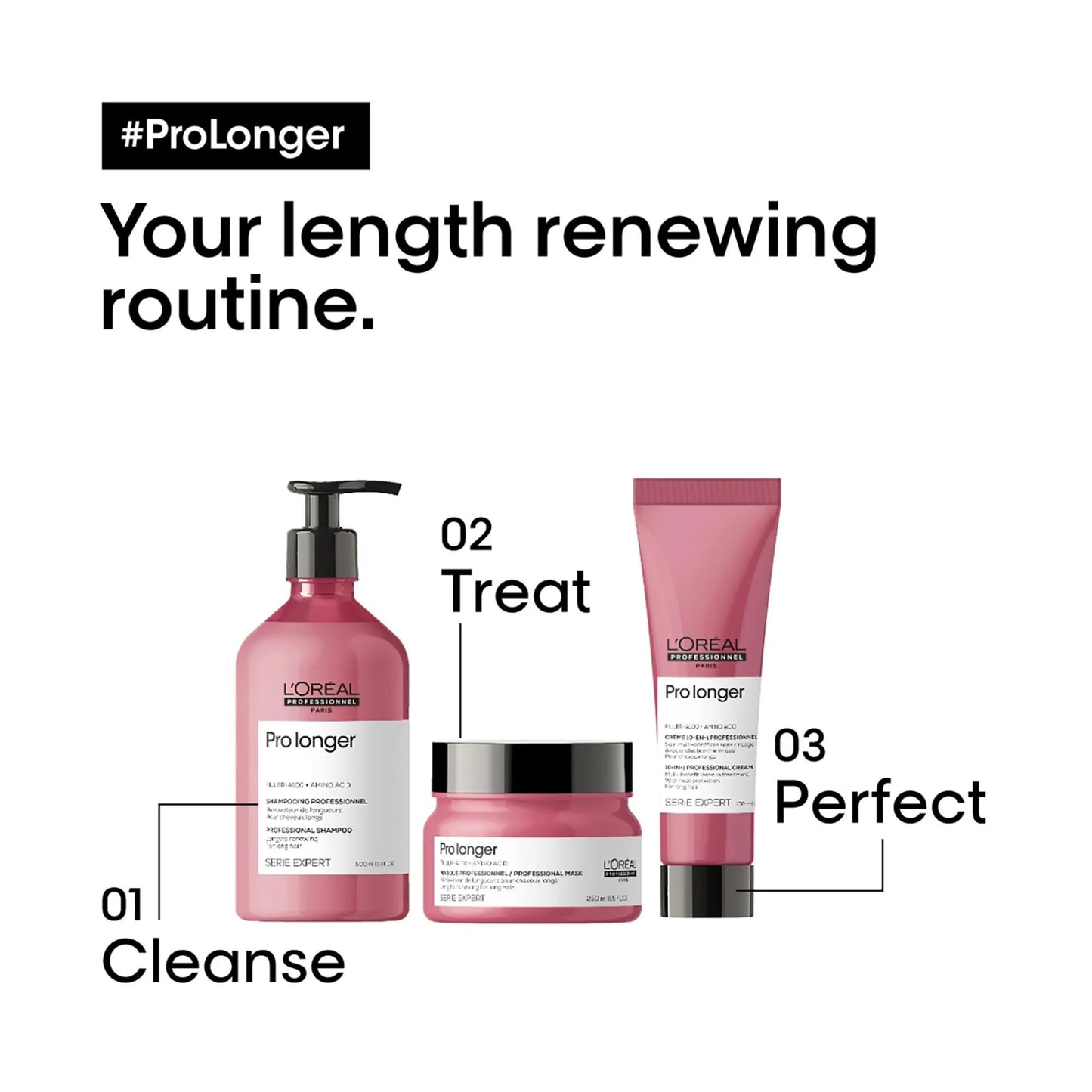 L’Oréal Professionnel, Creme Reparador 10 em 1 para Cabelos Longos com Pontas Finas, Pro Longer, 150 ml