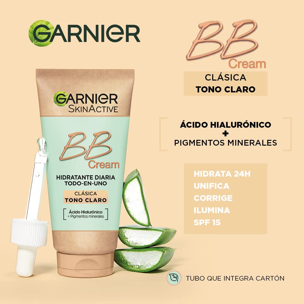 GARNIER Skin Active - BB Cream, Tom claro - 50 ml
