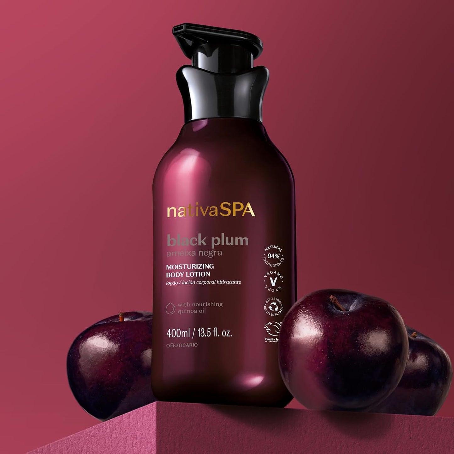 Creme Corporal O Boticário Nativa SPA Ameixa Negra