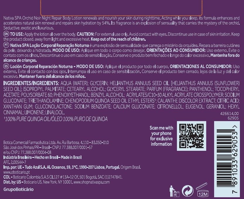 Creme Corporal Hidratante O Boticário Nativa SPA Karité