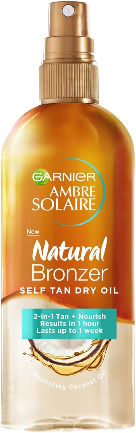 Garnier Ambre Solaire - óleo seco bronzeador natural de 150 ml