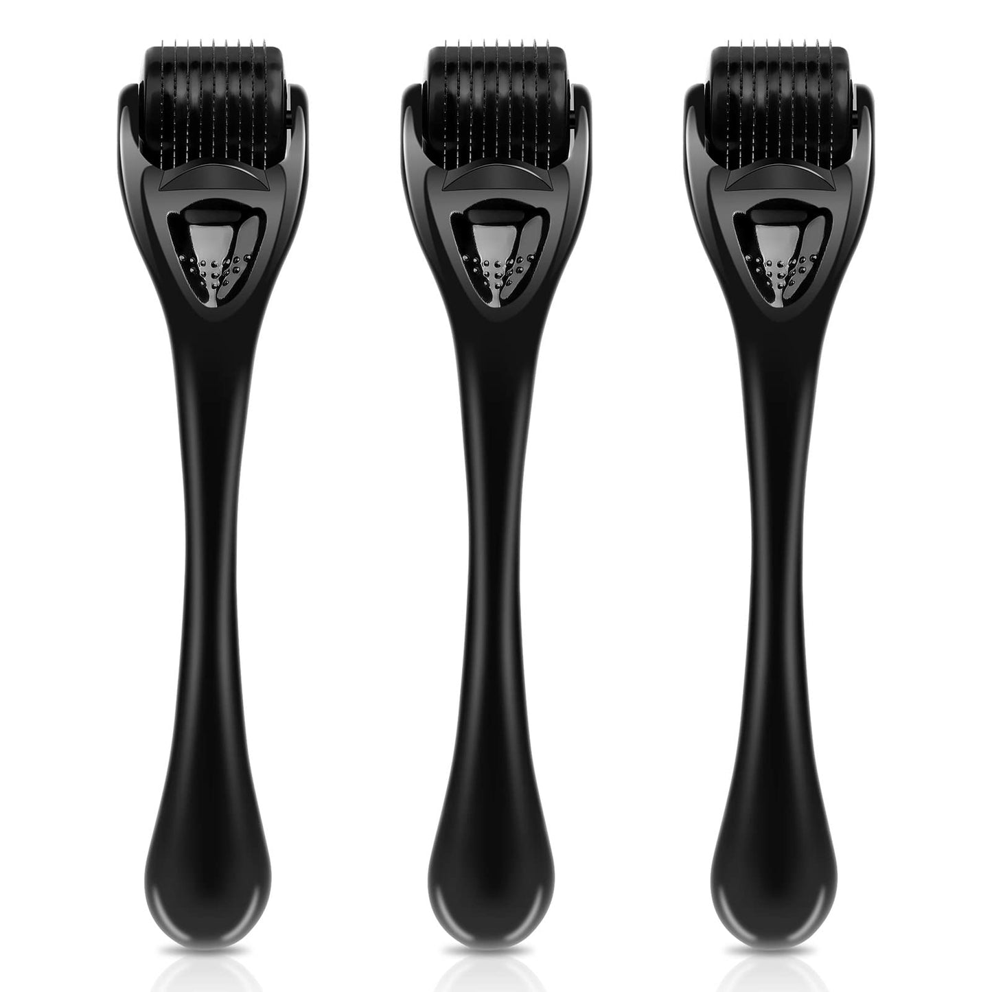 Dermaroller com microagulhas URAQT, rolo de derma de 0,5 mm para rosto e corpo