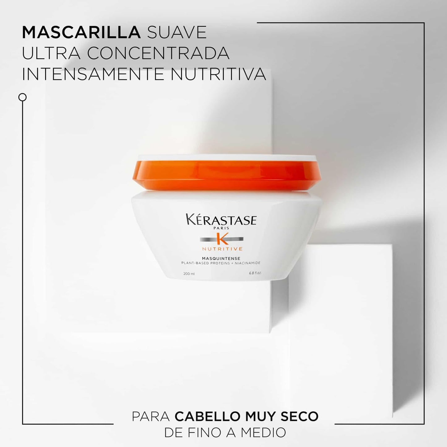 Kérastase Nutritive, Máscara hidratante, Para cabelos muito secos, 200 ml