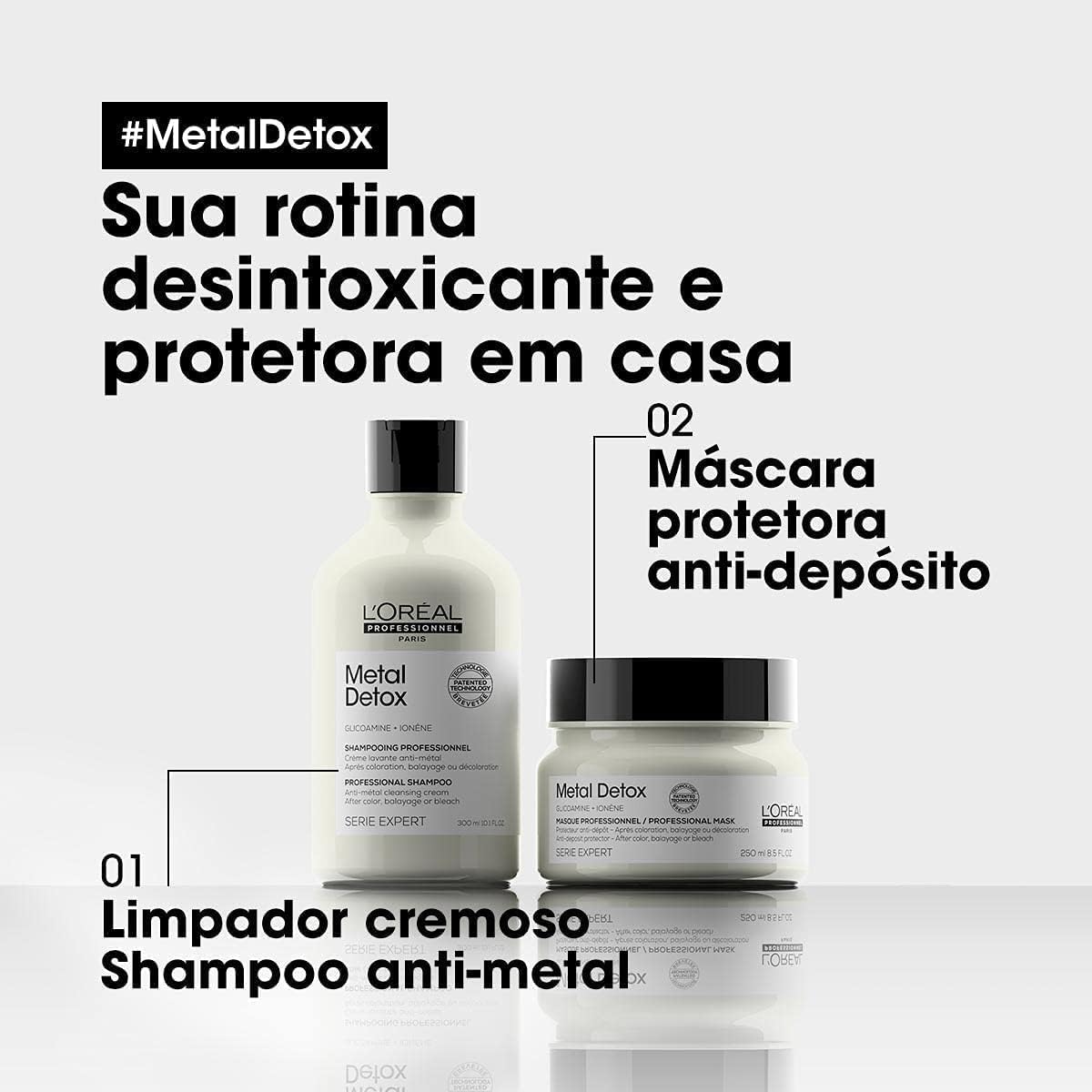 L'Oréal Professionnel Loreal expert máscara desintoxicante de metal 500 ml