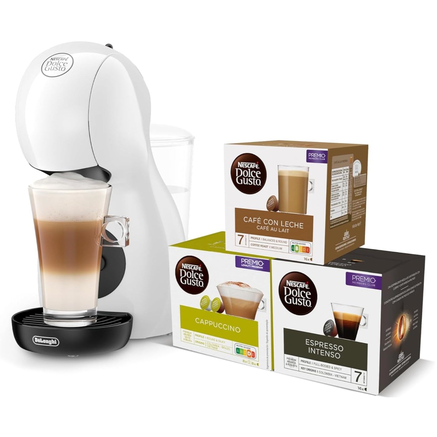 De'Longhi Nescafé Dolce Gusto Piccolo XS EDG110.WB, Cafeteira Cápsulas, 1500W