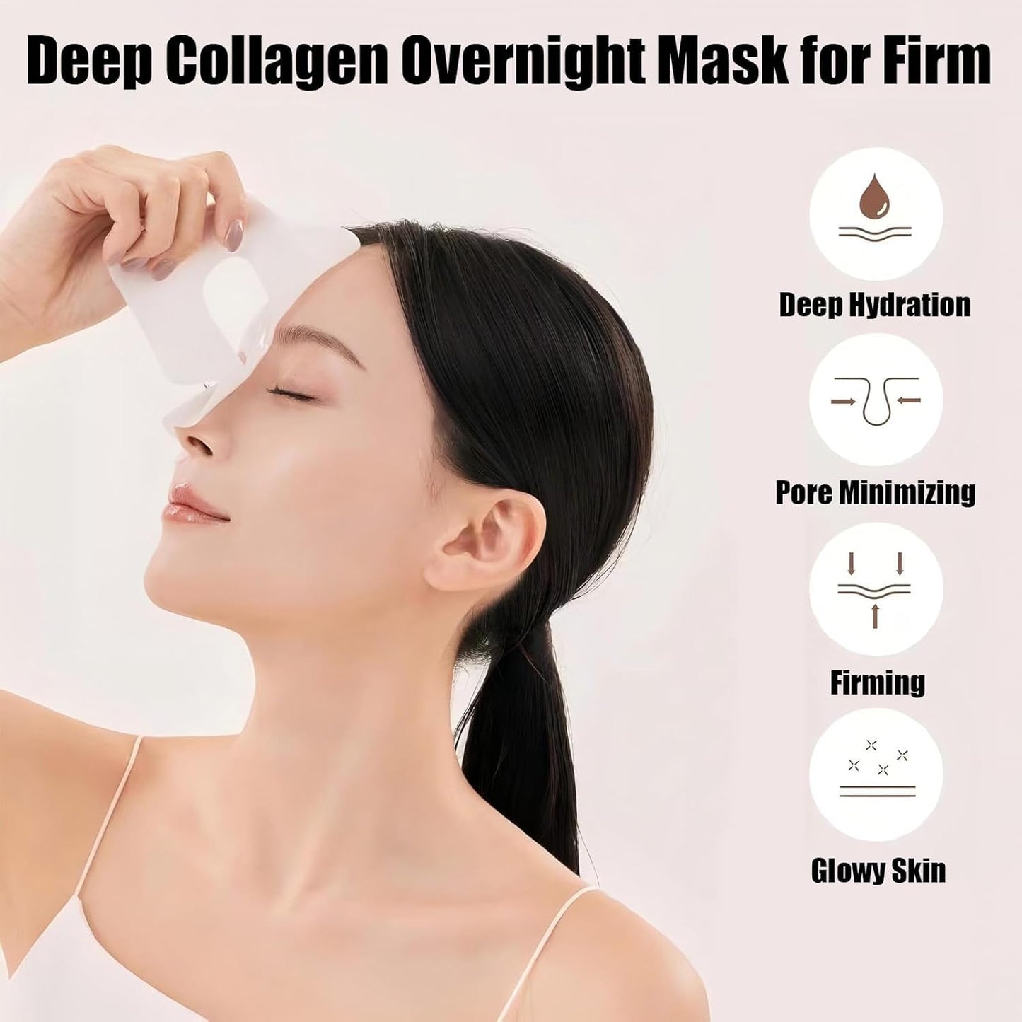 BIO COLLAGEN Máscara Facial de Colagenio 5 Peças