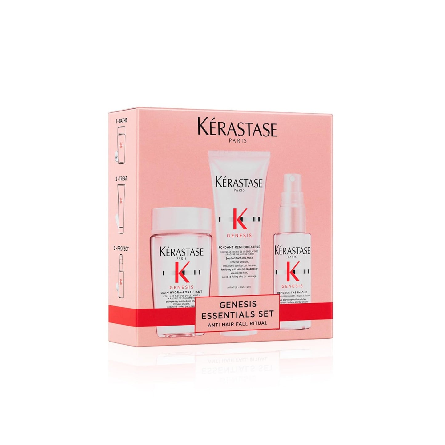 Kérastase Genesis, Kit com Rotina Antiqueda de Cabelo 3 produtos