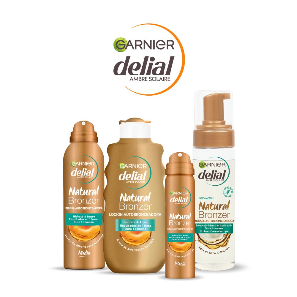 GARNIER DELIAL Mousse Autobronzeadora Natural Bronzer 200 ml