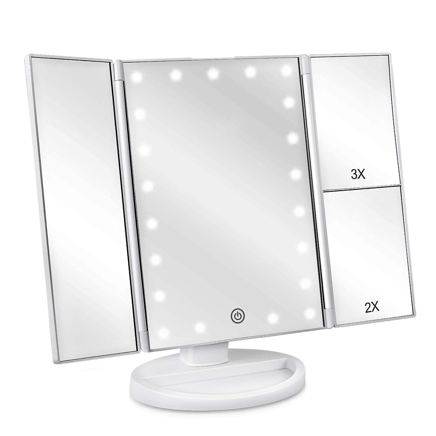 Espelho Iluminado Ampliação 1X 2X 3X – SPOT78 Elegância