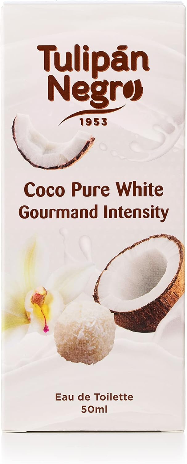 Tulipan Negro - água de colónia unissexo, Coco Pure White, 50 ml