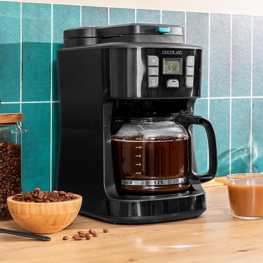 Cafeteira Cecotec 6 xícaras Inox - Design Moderno