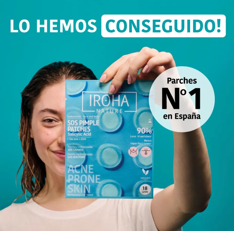 Adesivos para Espinhas com Ácido Salicílico - 18 unidades
