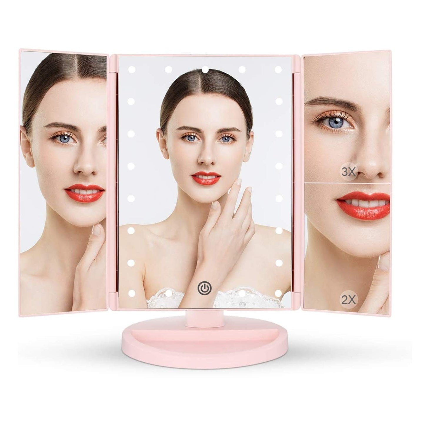 Espelho Iluminado Ampliação 1X 2X 3X – SPOT78 Elegância