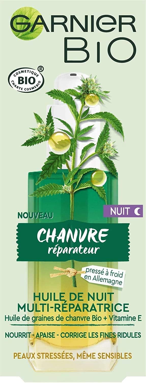 Garnier Bio - Óleo reparador de rosto com Vitamine E - 30 ml