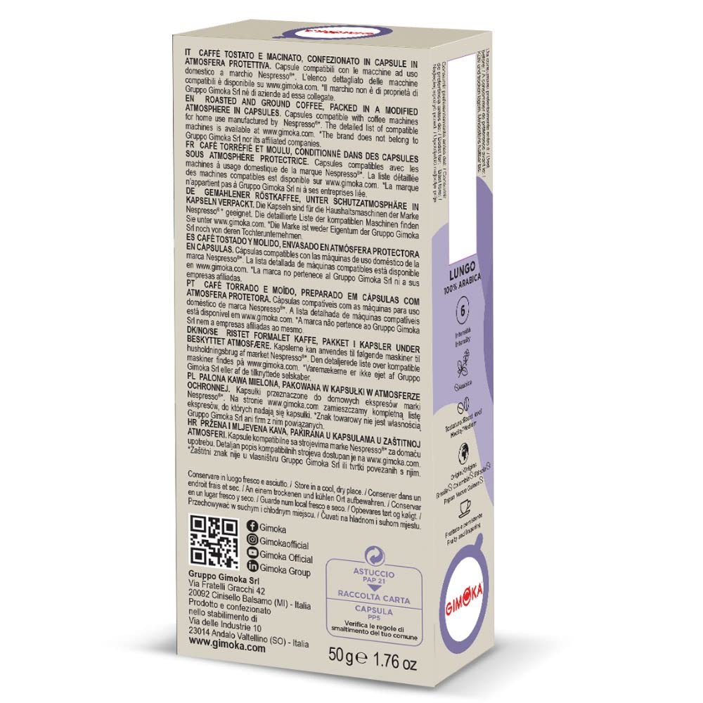 Kit Degustação Café Nespresso Gimoka - Sabores Variados