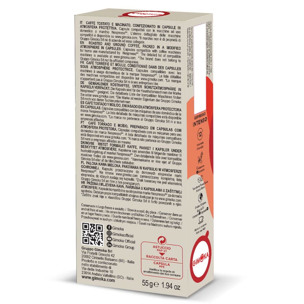 Kit Degustação Café Nespresso Gimoka - Sabores Variados