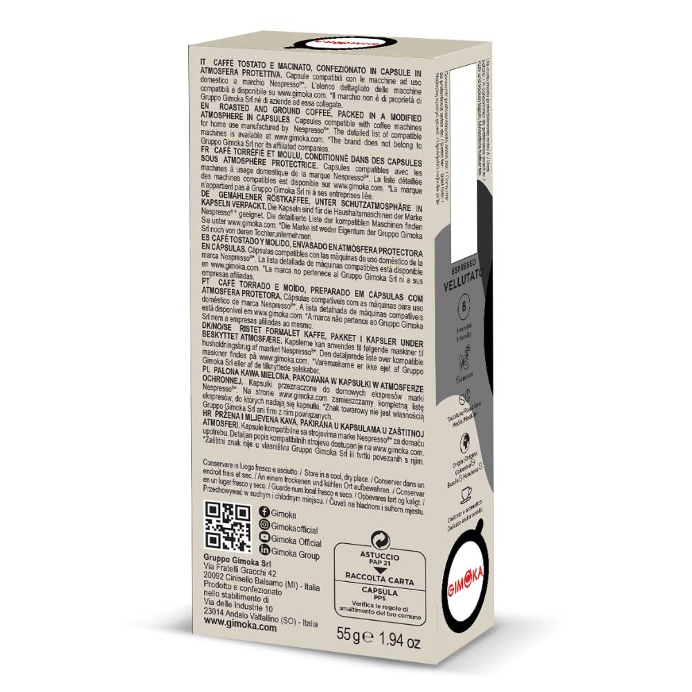 Kit Degustação Café Nespresso Gimoka - Sabores Variados