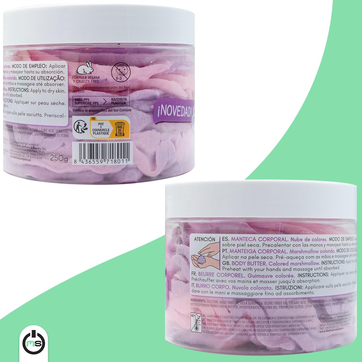 Creme Corporal Vegana Super Hidratante The Fruit Company