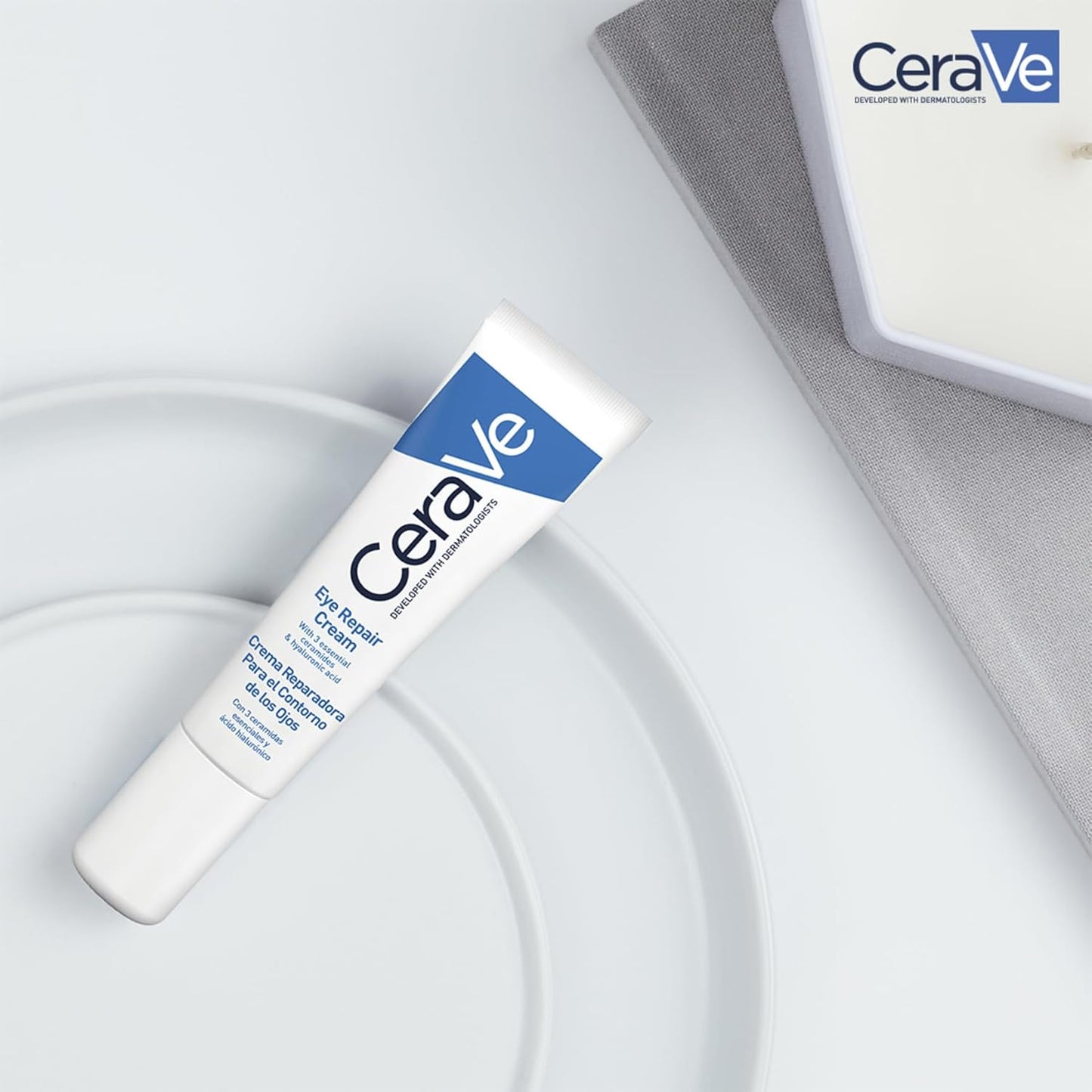 Creme para contorno de olhos CeraVe - Hidratante e Reparador