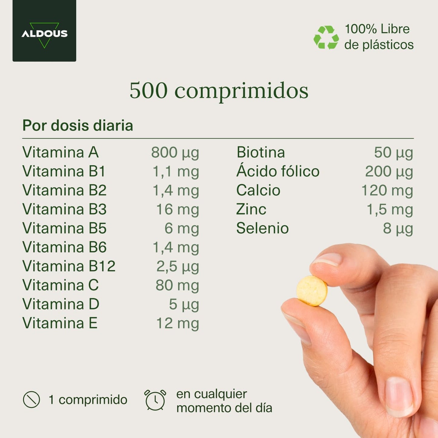 Multivitamínicos para Homens e Mulheres - 500 comprimidos