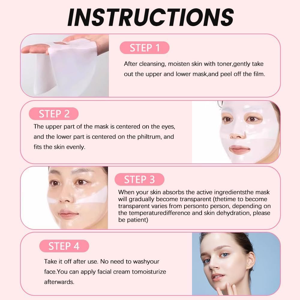 BIO COLLAGEN Máscara Facial de Colagenio 5 Peças