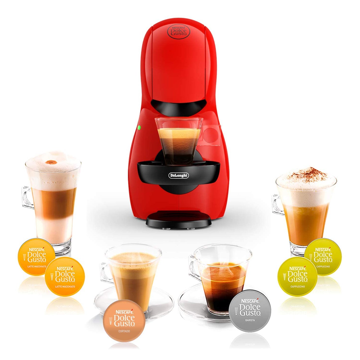 De'Longhi Nescafé Dolce Gusto Piccolo XS EDG110.WB, Cafeteira Cápsulas, 1500W