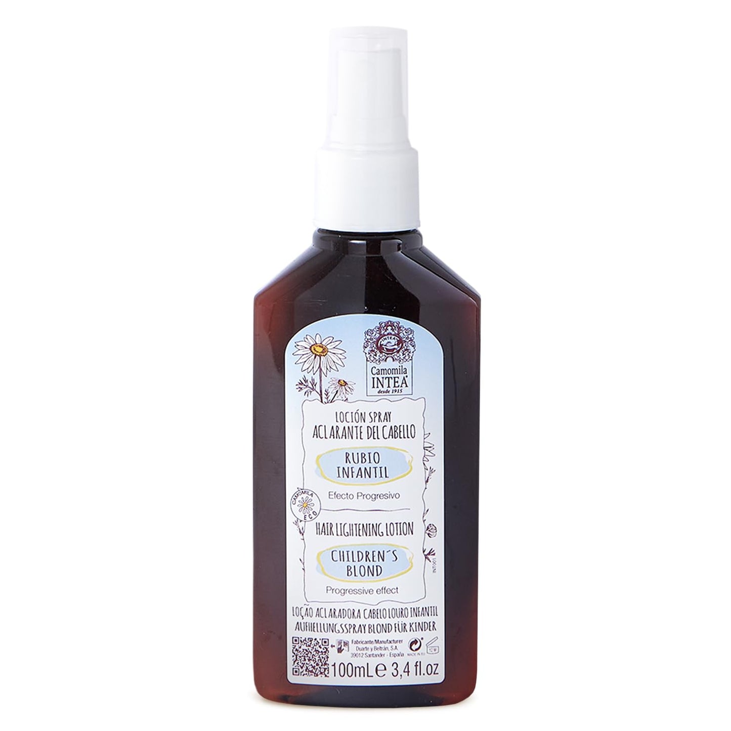 Camomila Intea - Loção clareadora capilar infantil - Loiro - 100 ML