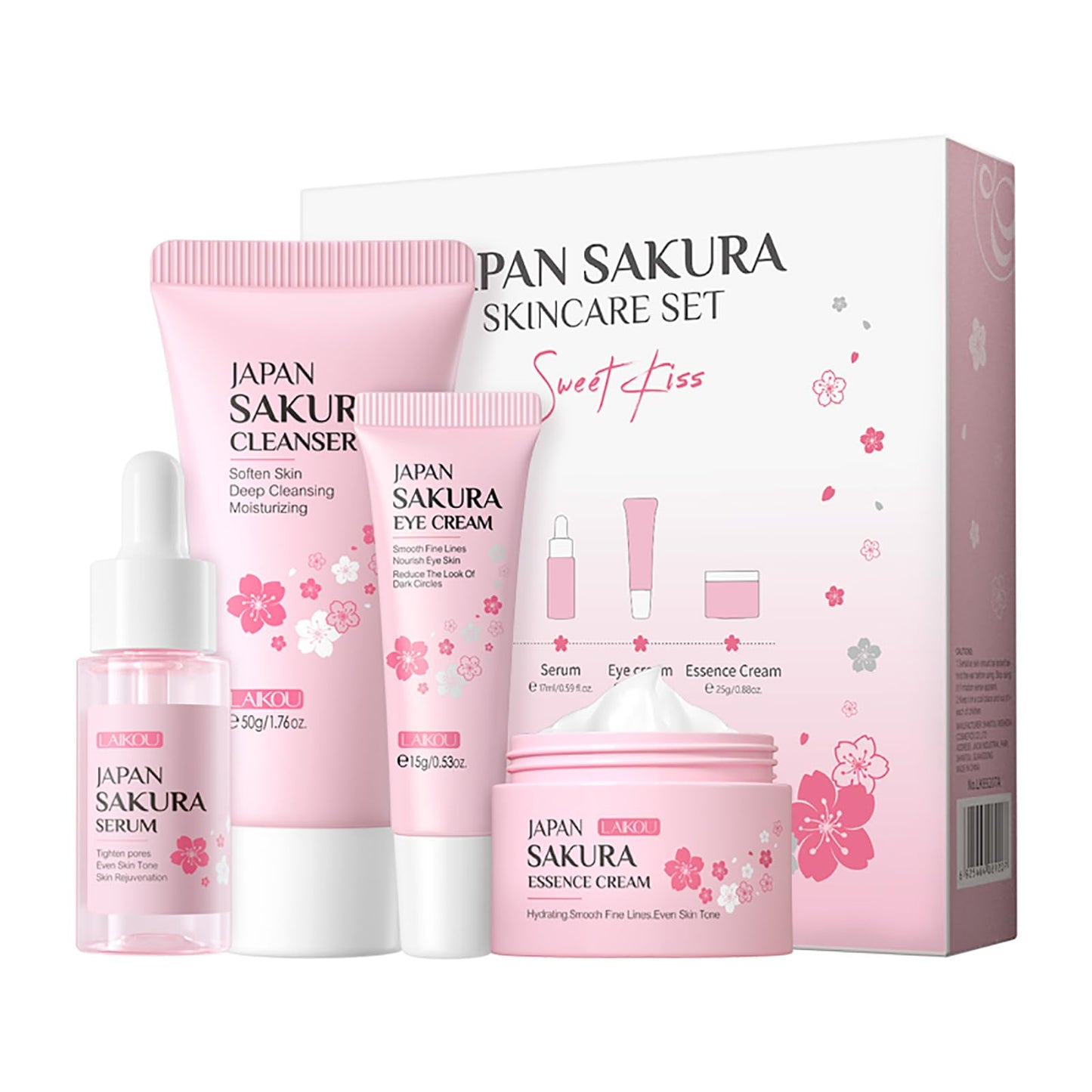 Conjunto de Cuidados com a Pele Sakura
