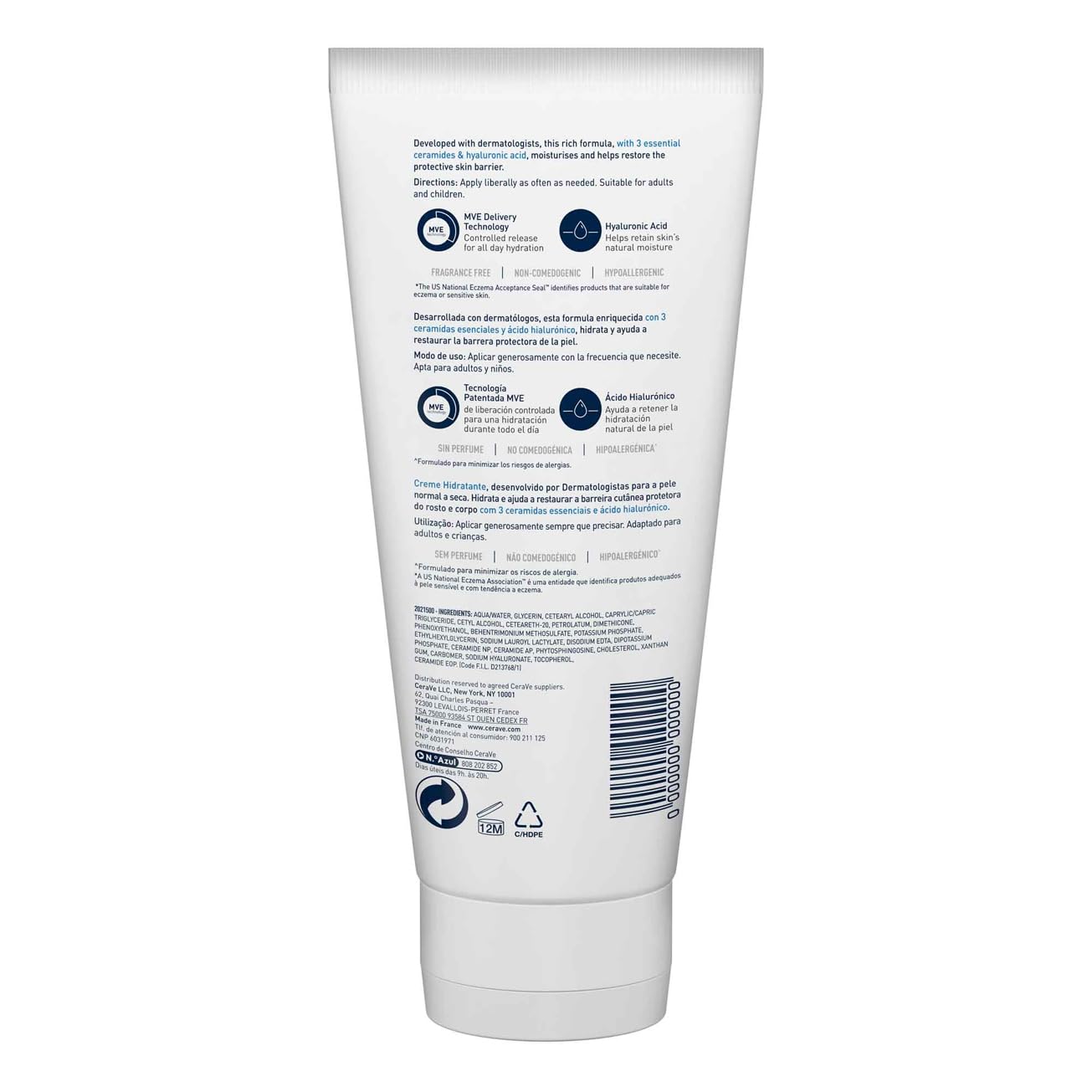 Creme Hidratante CeraVe para Pele Seca