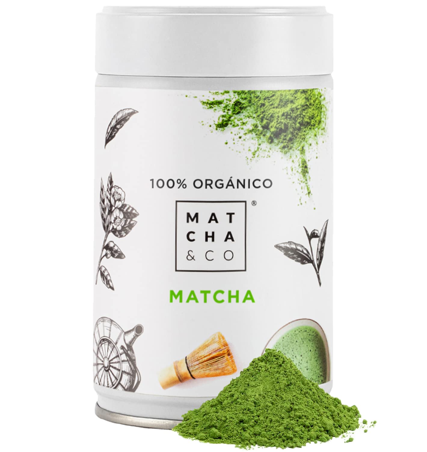 Chá Matcha Verde em Pó Grau Cerimonial