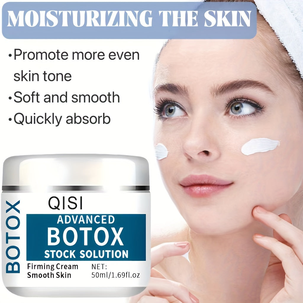 Creme facial com ácido hialurônico 50ml, hidratante com textura suave e de rápida absorção para uma pele mais uniforme