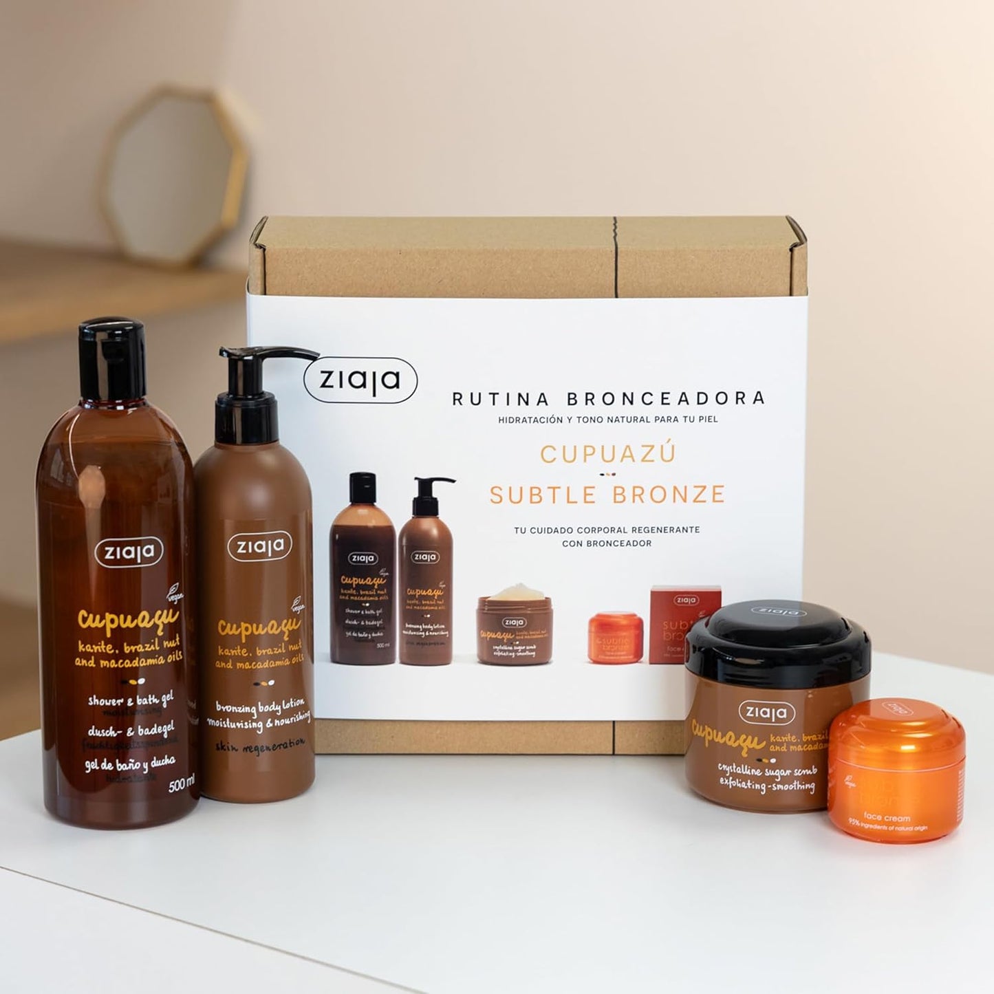 Ziaja Set de Bronzeado Natural: 4 produtos