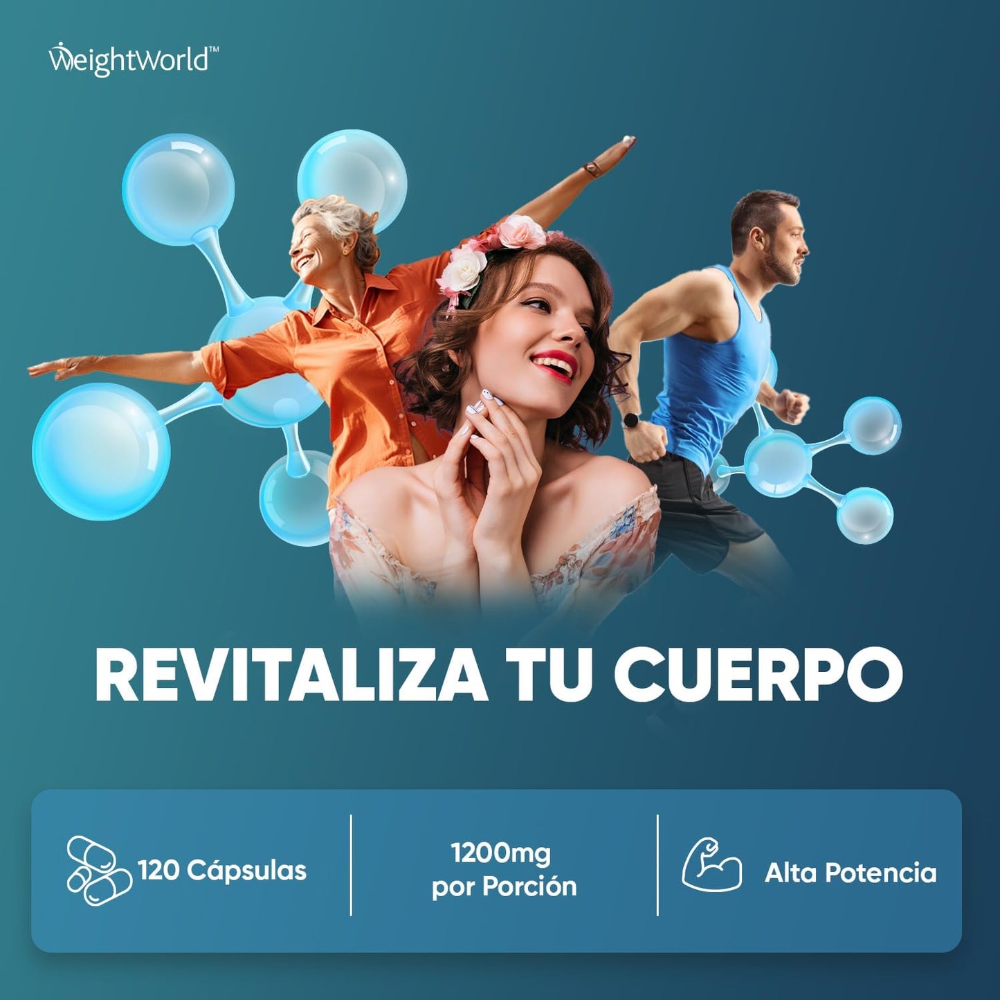 Colágeno Marino Hidrolizado Complex 1200mg - 120 Cápsulas
