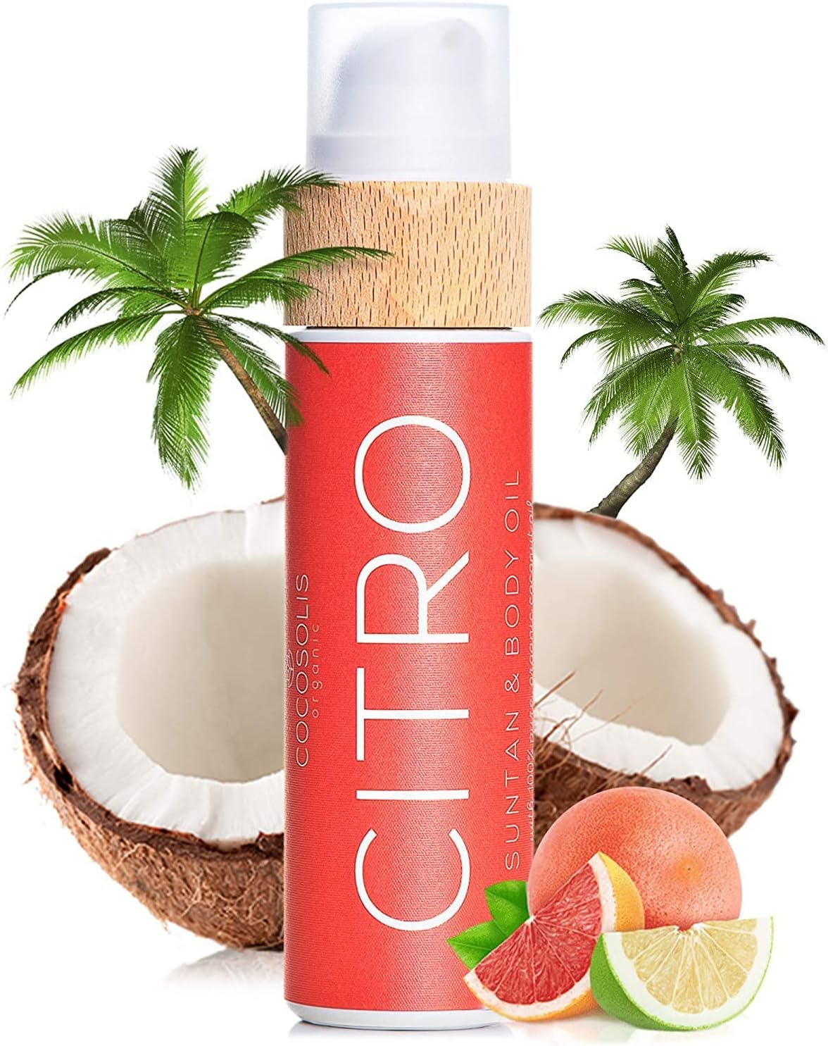 COCOSOLIS CITRO - Loção bronzeadora e hidratante corporal – Aroma cítrico - 110 ml