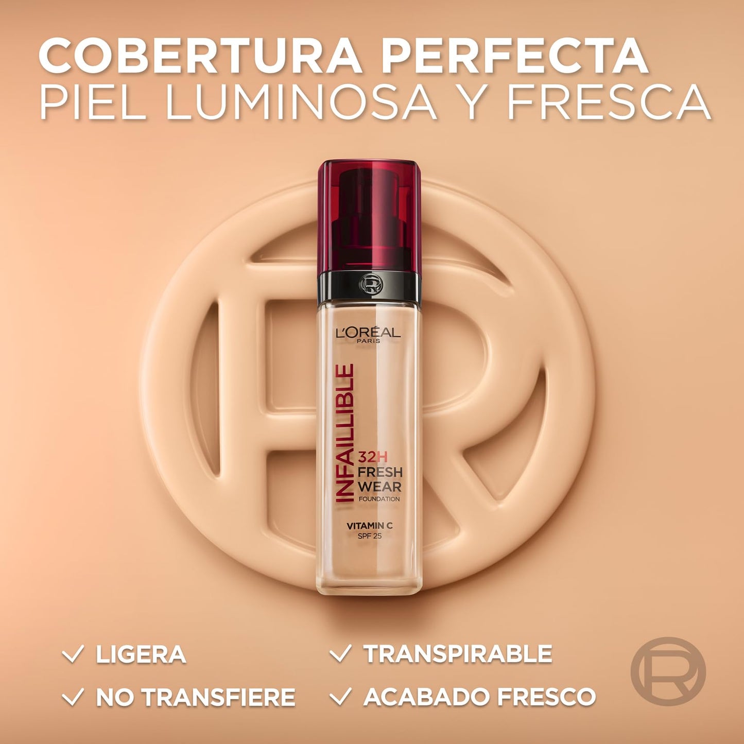 L'Oreal Paris - Base de maquiagem liquida Infaillible