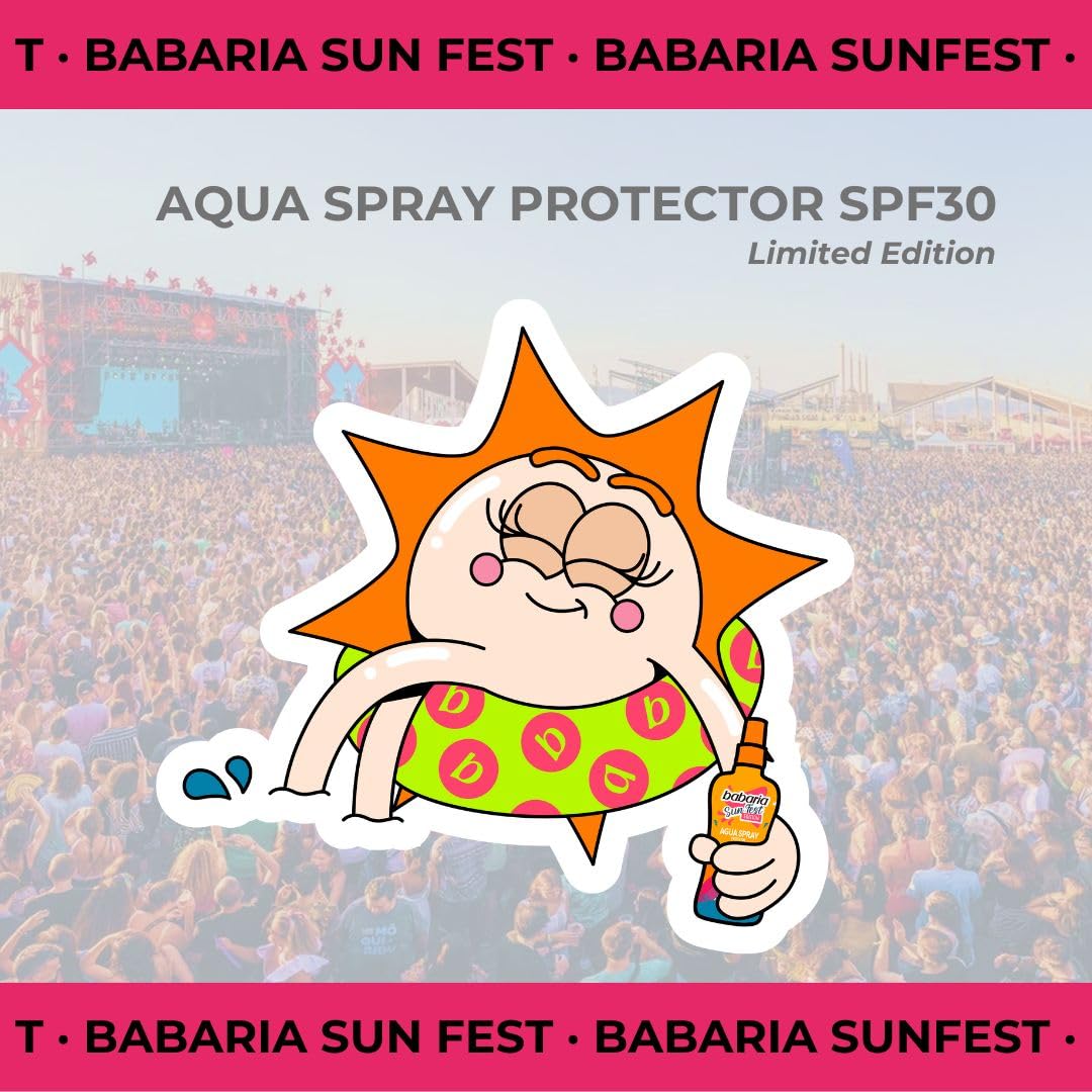 Babaria - Protetor solar facial 50+ Sunfest, edição limitada - 75 ml