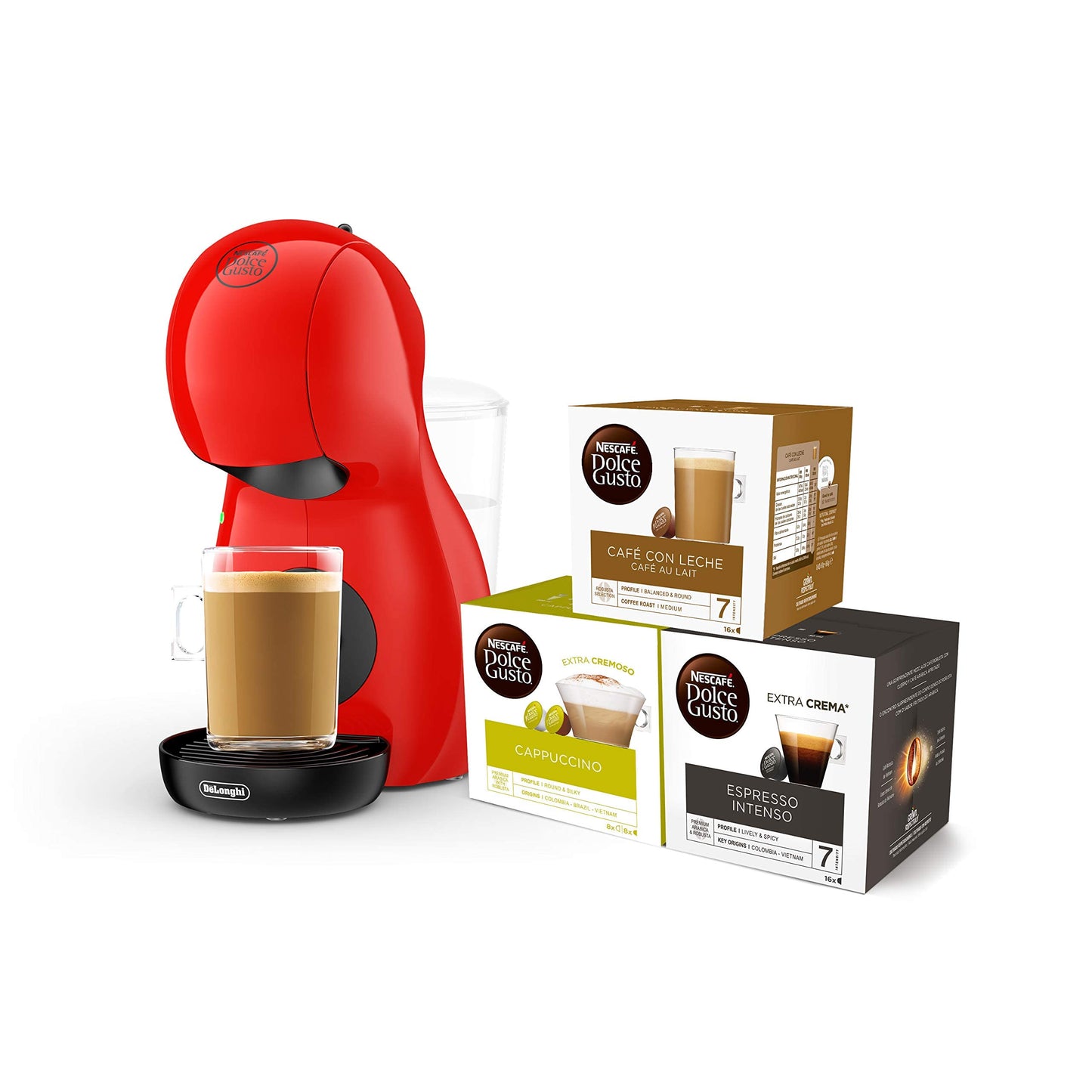 De'Longhi Nescafé Dolce Gusto Piccolo XS EDG110.WB, Cafeteira Cápsulas, 1500W