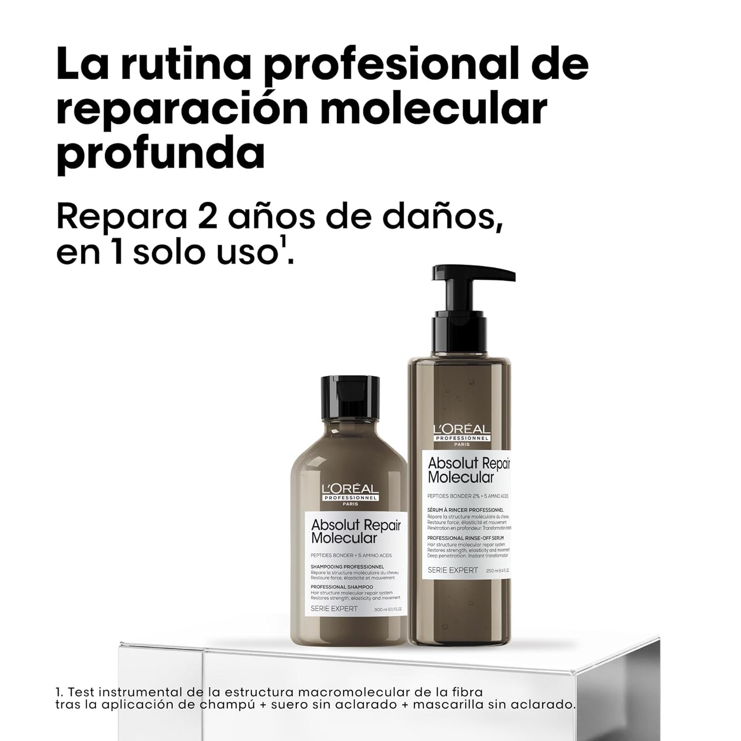 L'Oréal Professionnel Duo Chest, Rotina de Reparo e Fortalecimento em Nível Molecular, para Todos os Tipos de Cabelo Danificado, Absolut Molecular Repair