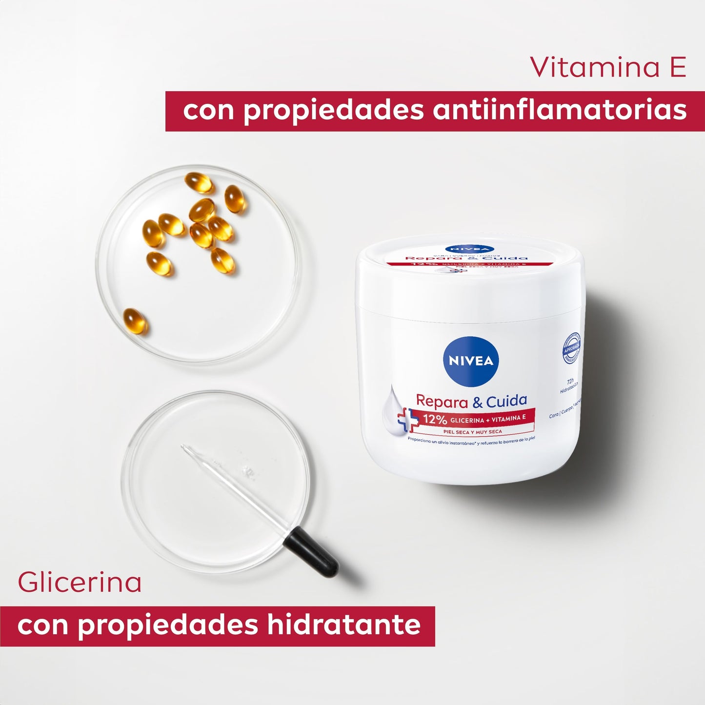 Creme Hidratante NIVEA 400ml: Repara e Cuida com Glicerina