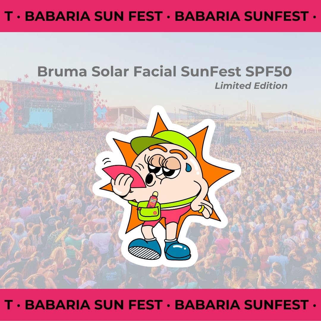 Babaria - SunFest Edição Limitada Bruma Facial FPS 50 - 100ml