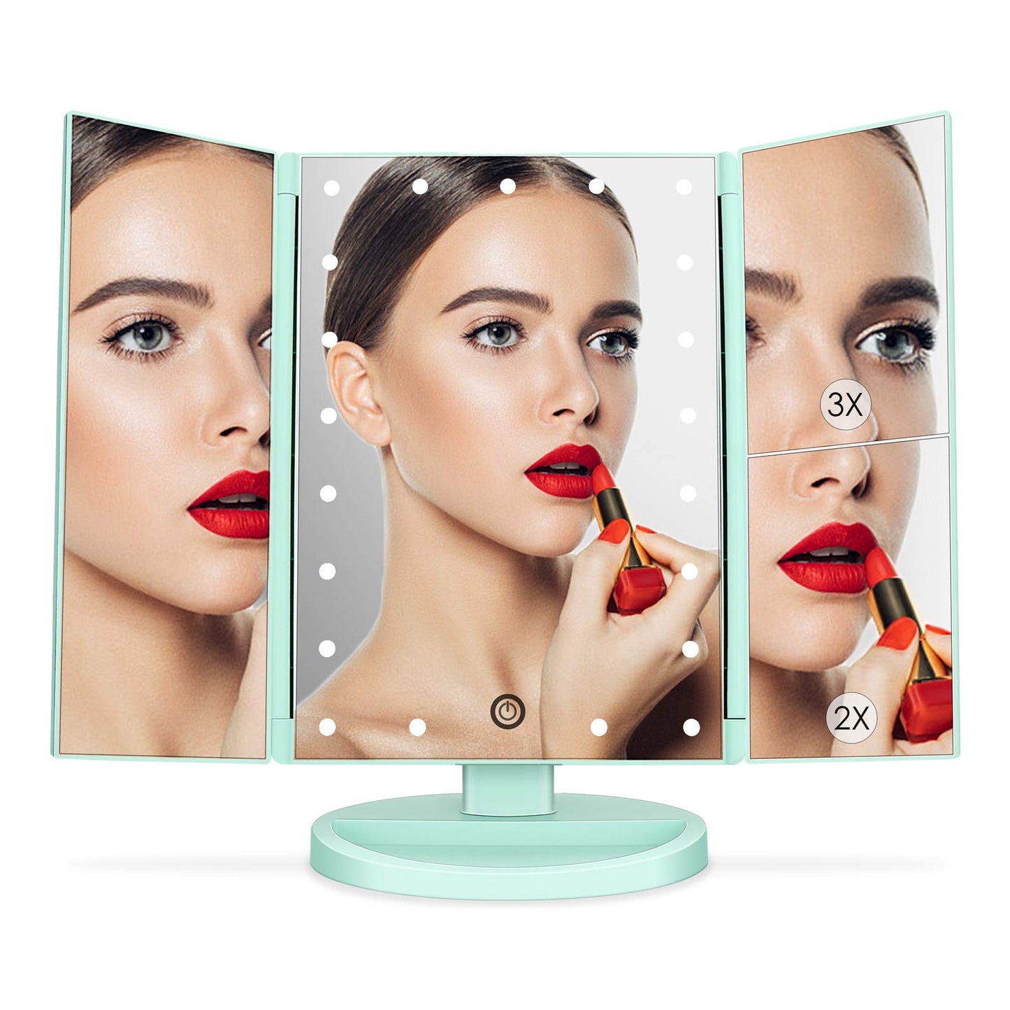 Espelho Iluminado Ampliação 1X 2X 3X – SPOT78 Elegância