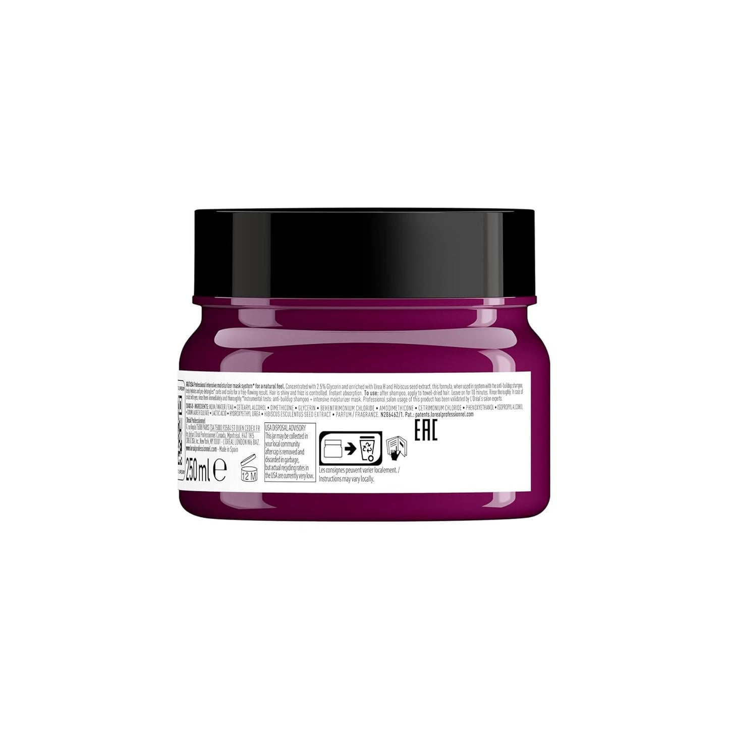 L’Oréal Professionnel, Máscara de Hidratação Intensiva, para qualquer tipo de cachos e ondas, Curl Expression, 250 ml