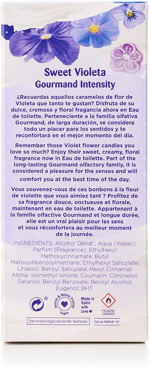 Tulipan Negro - água de colónia unissexo, doce roxo, 50 ml