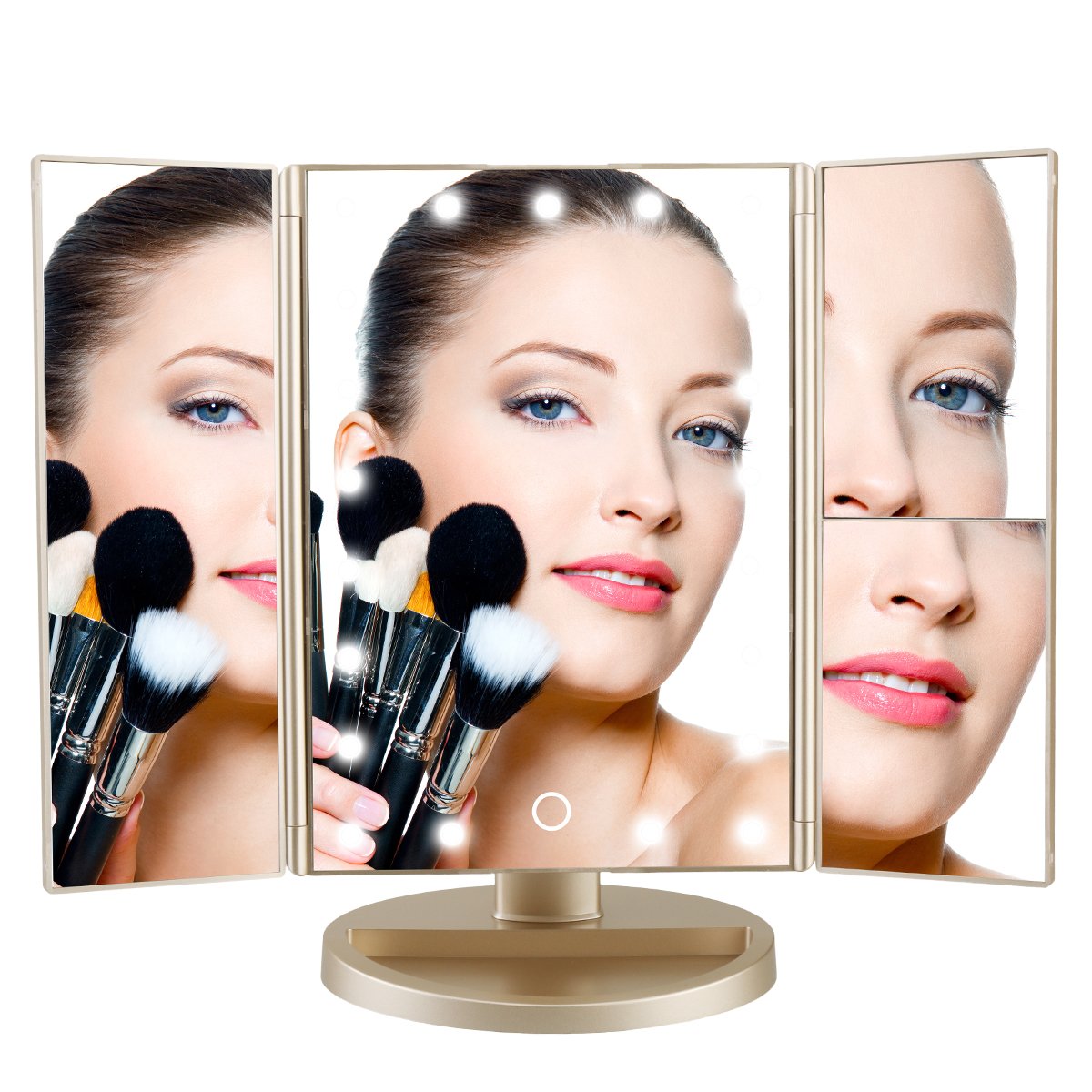 Espelho Iluminado Ampliação 1X 2X 3X – SPOT78 Elegância