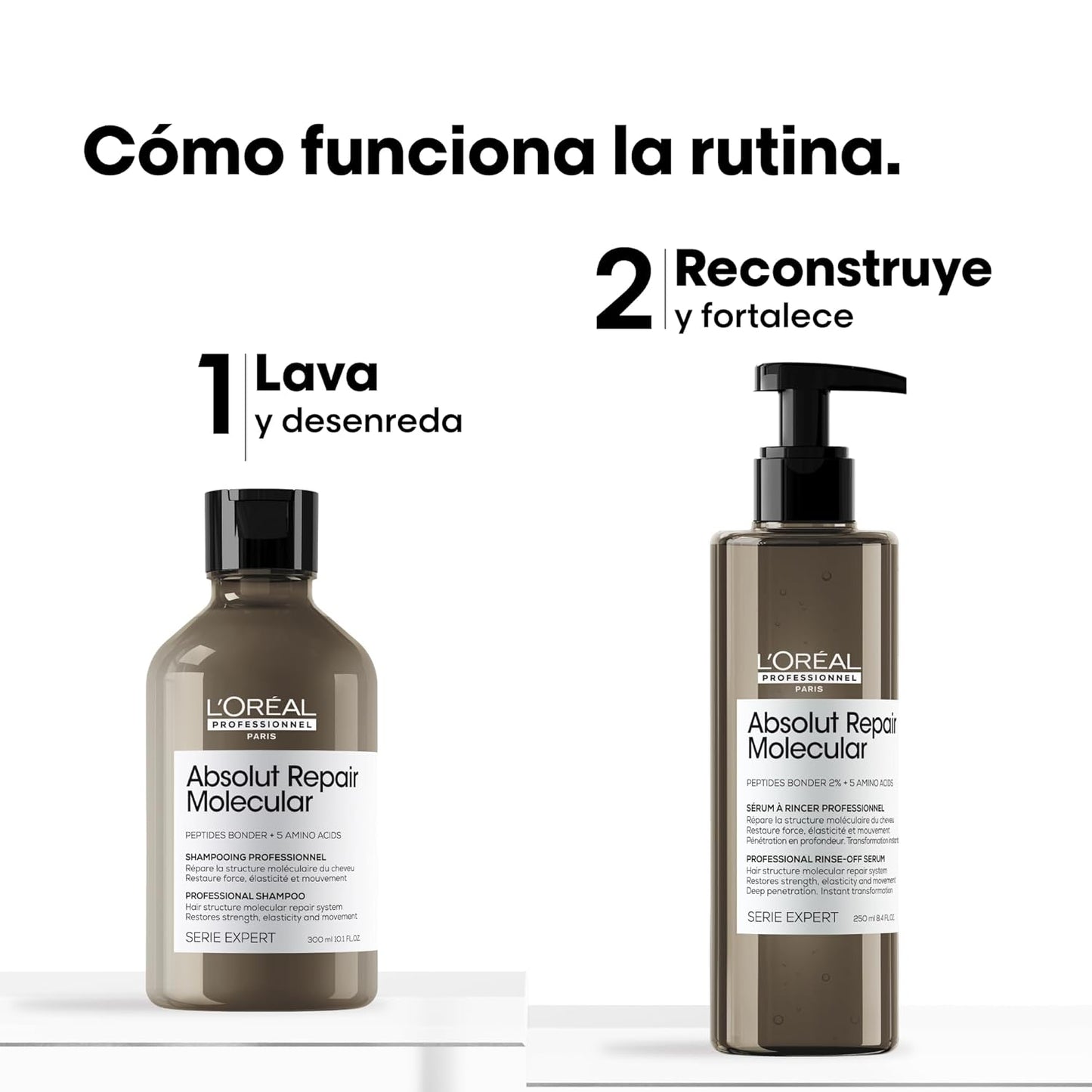 L'Oréal Professionnel Duo Chest, Rotina de Reparo e Fortalecimento em Nível Molecular, para Todos os Tipos de Cabelo Danificado, Absolut Molecular Repair