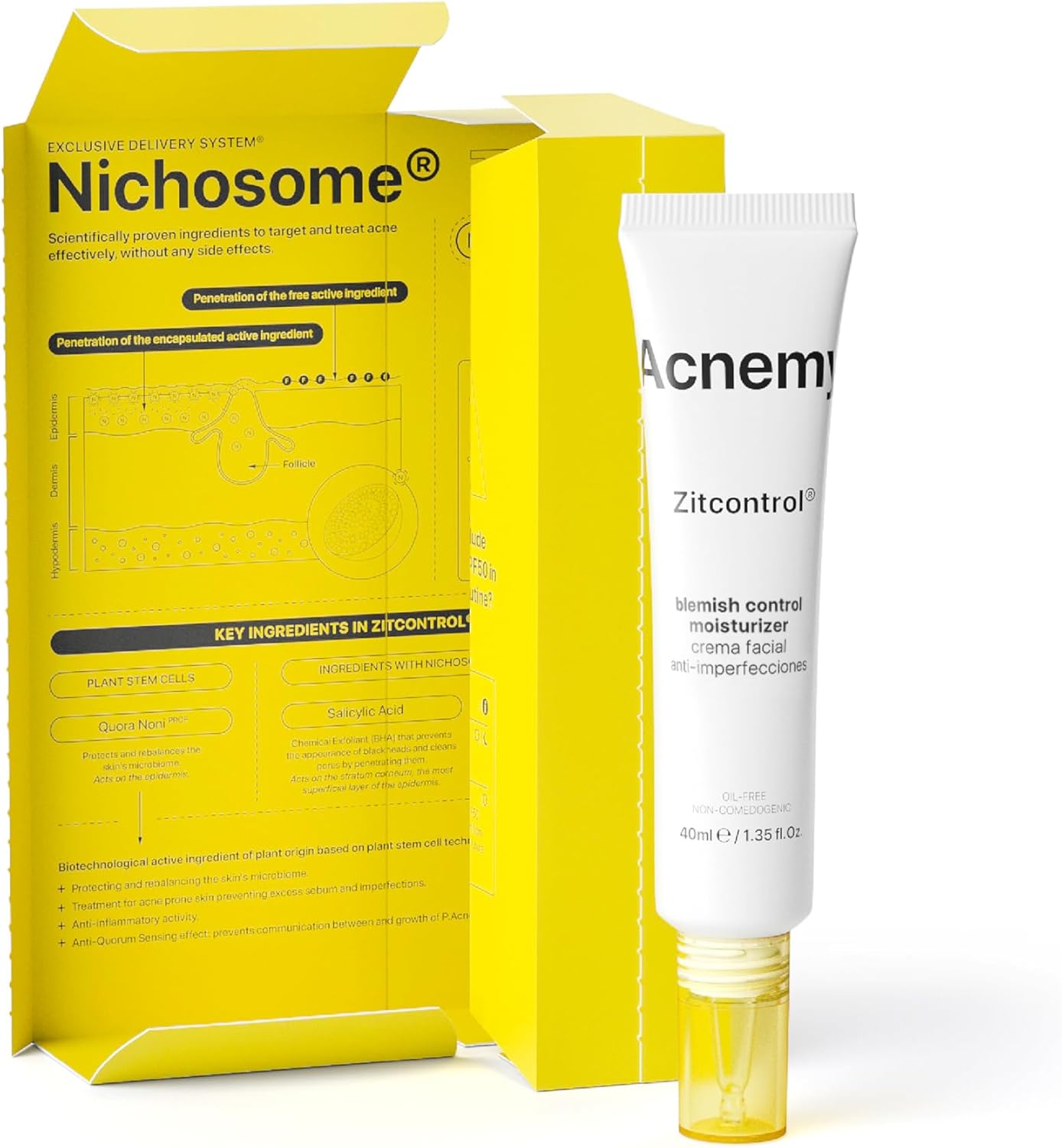 ACNEMY ZITCONTROL® Tratamento Pele Acneica | Controlo Oleosidade | Parafarmácia