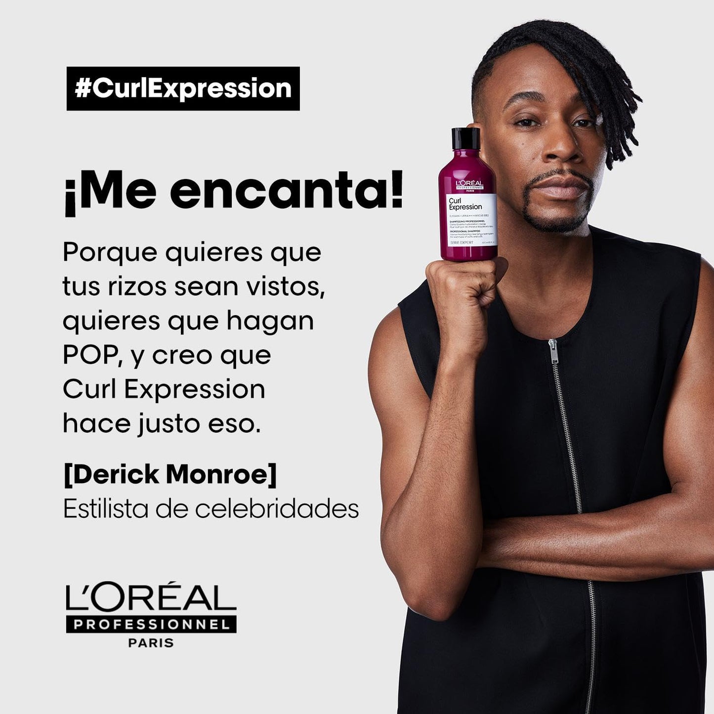 L’Oréal Professionnel, Máscara de Hidratação Intensiva, para qualquer tipo de cachos e ondas, Curl Expression, 250 ml